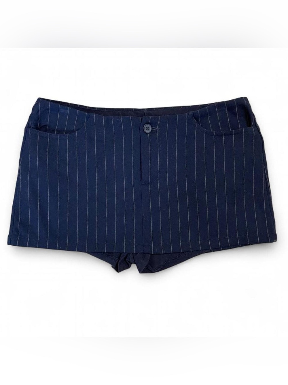 Brandy Melville Julie Navy Pinstripe Skort
